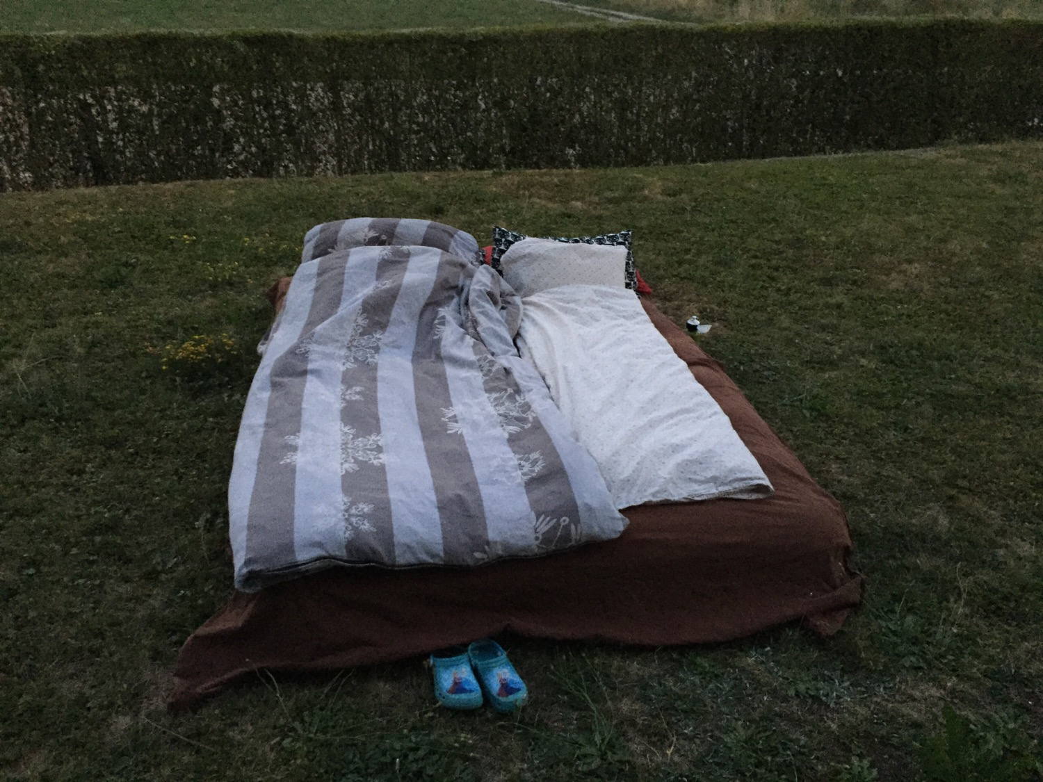 First time sleeping outside with my daughter.
All went well!
