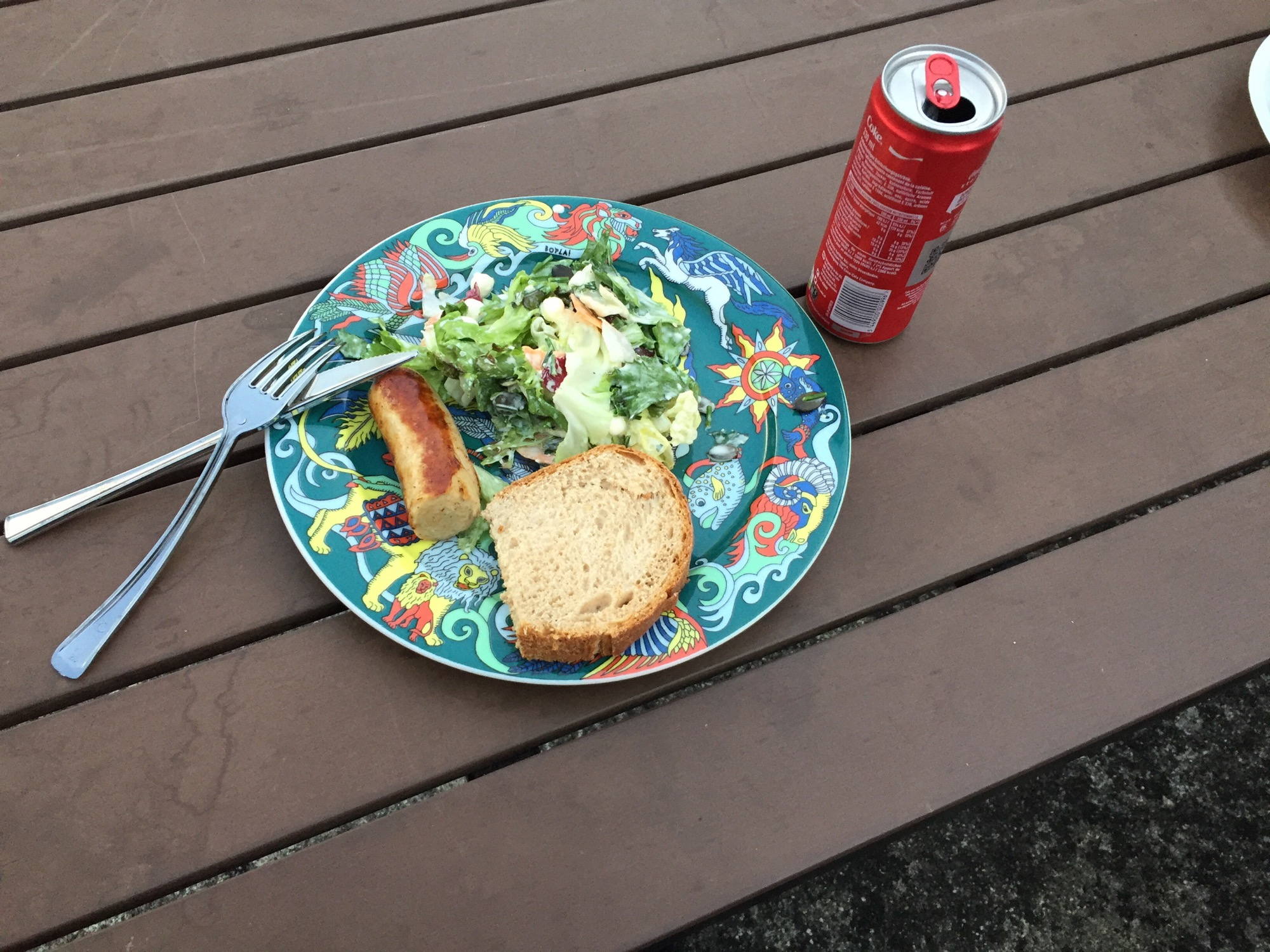 Some food after a long day of of moving a friends flat.
