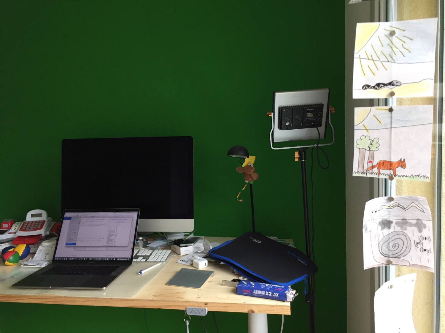 Working from home 🏡.
