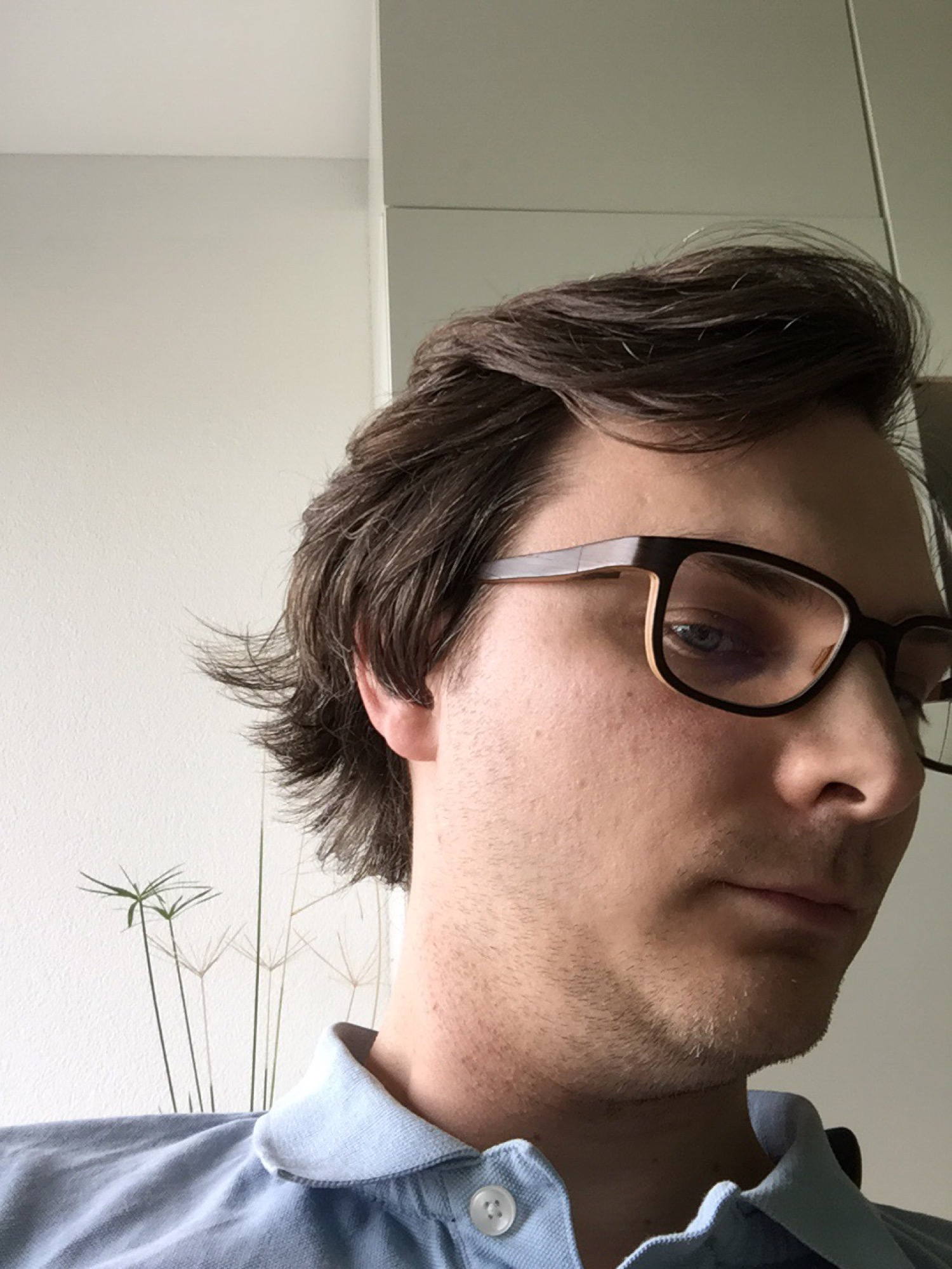 It’s getting time to cut my hair. Next week I think.
