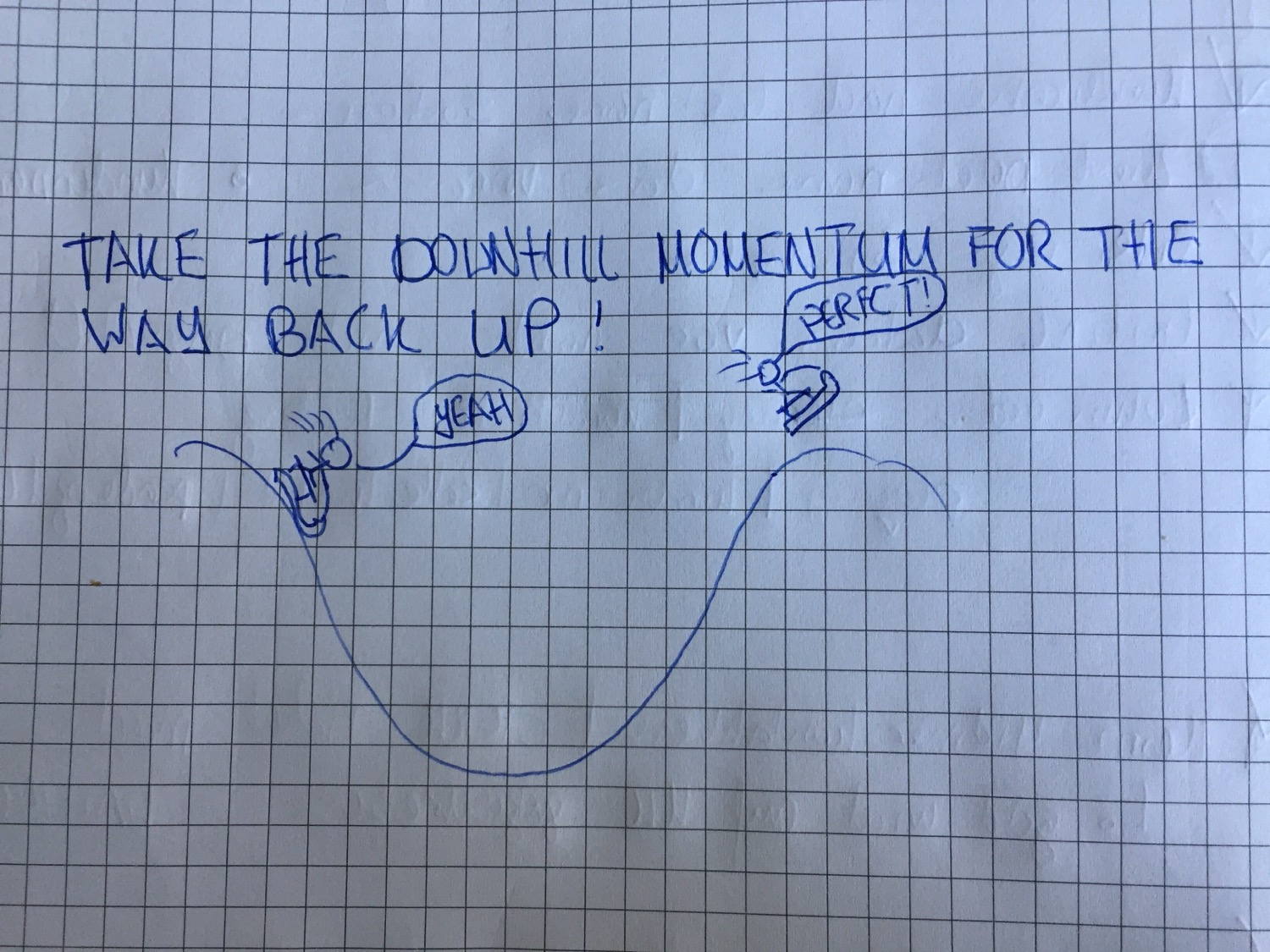 Downhill sledding 🛷
