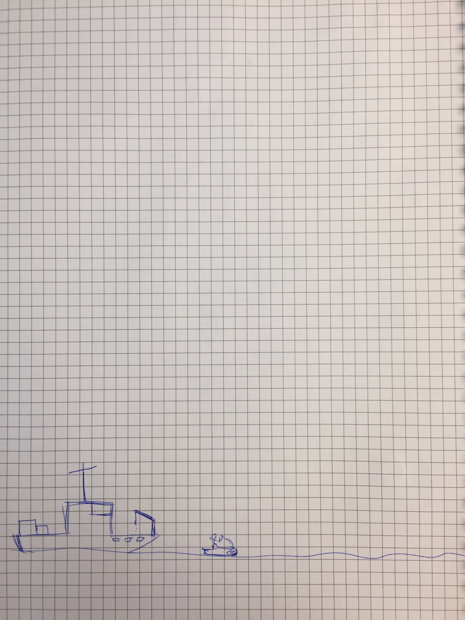 Ship ready for recovery
