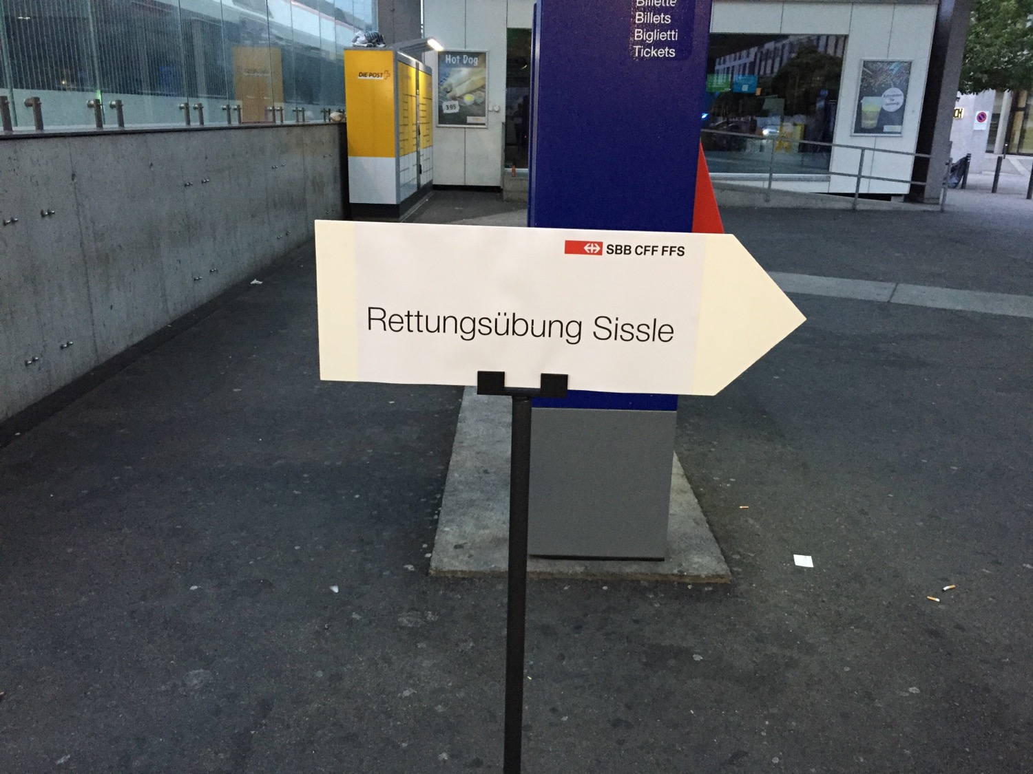 On my way to the evacuation trial of a new railway tunnel.
