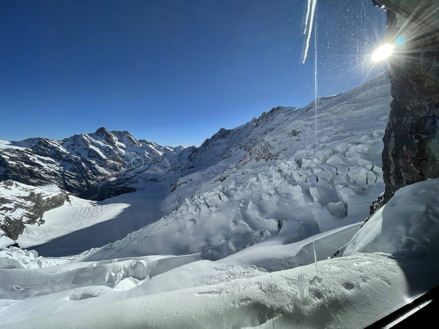 Station Eismeer - on my way to the top of Jungfraujoch.
