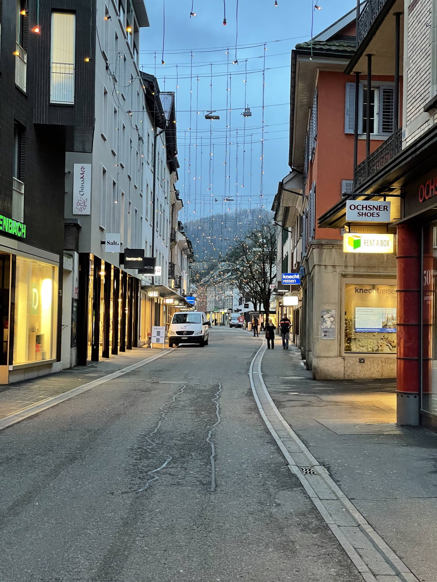 Baden in the morning. Everyone is still sleeping.
