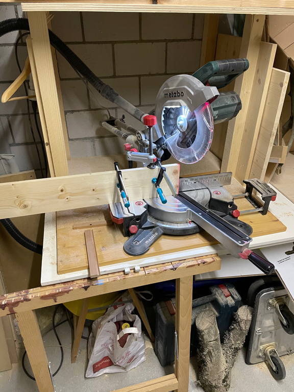 In the shop before the Sundays where I m not allowed to make noise.
