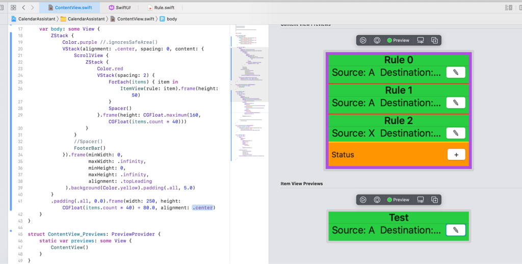 I finally found the time and motivation to try out some SwiftUI. It’s slow going.
