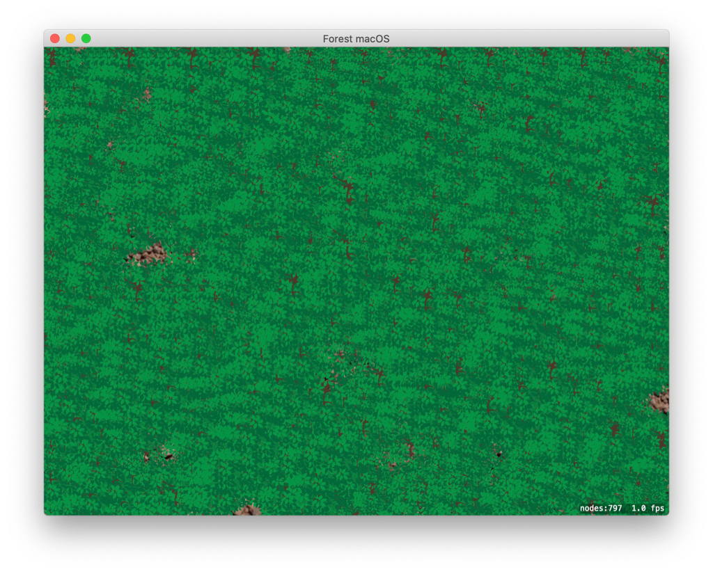 Virtual forests. My attempt at procedurally generated content.
