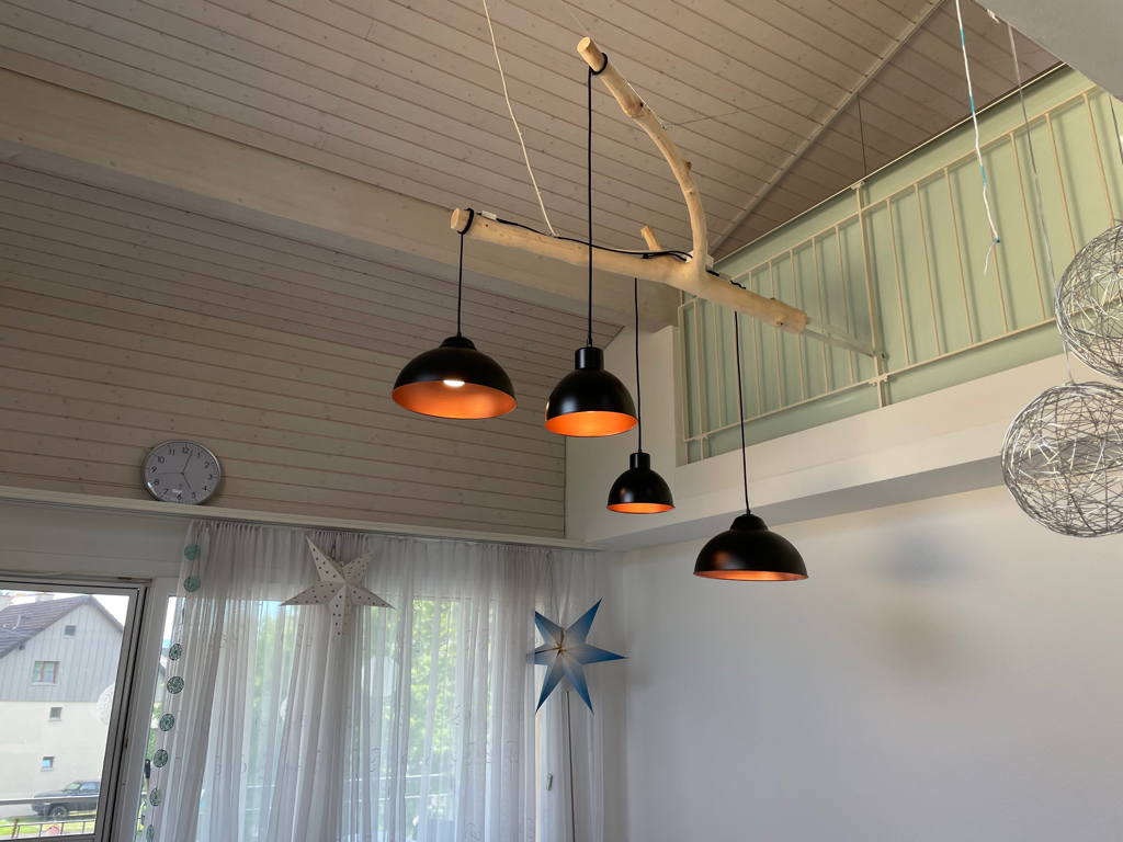 Next lamp installed. It took nearly the whole day to get it up.
