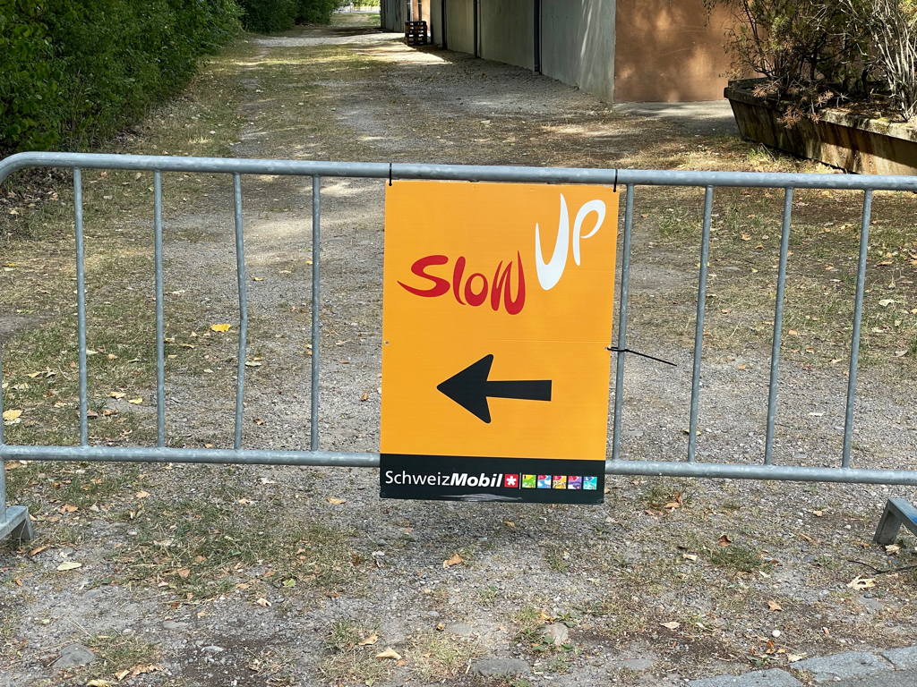 On my way to pick up the bicycle for today&rsquo;s SlowUp.
