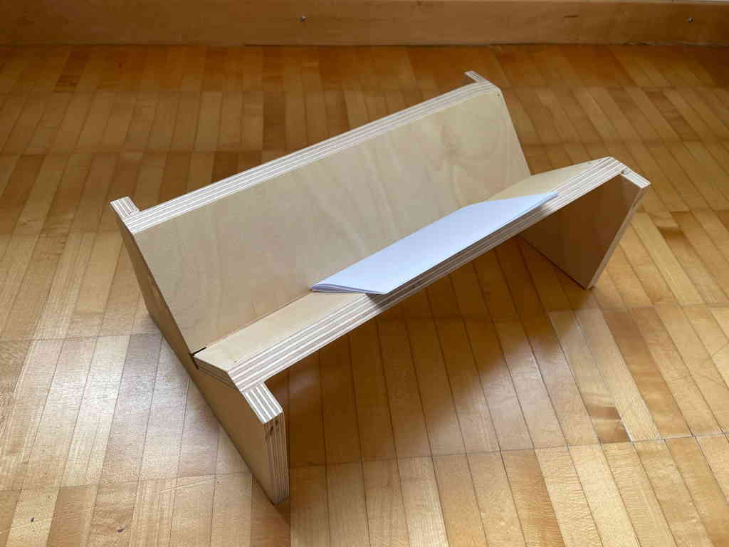 Photo Challenge Day 14 I’m trying to expand my horizon by experimenting with bookbinding. The image shows my bookmakers cradle and part of a new textblock to bind.
