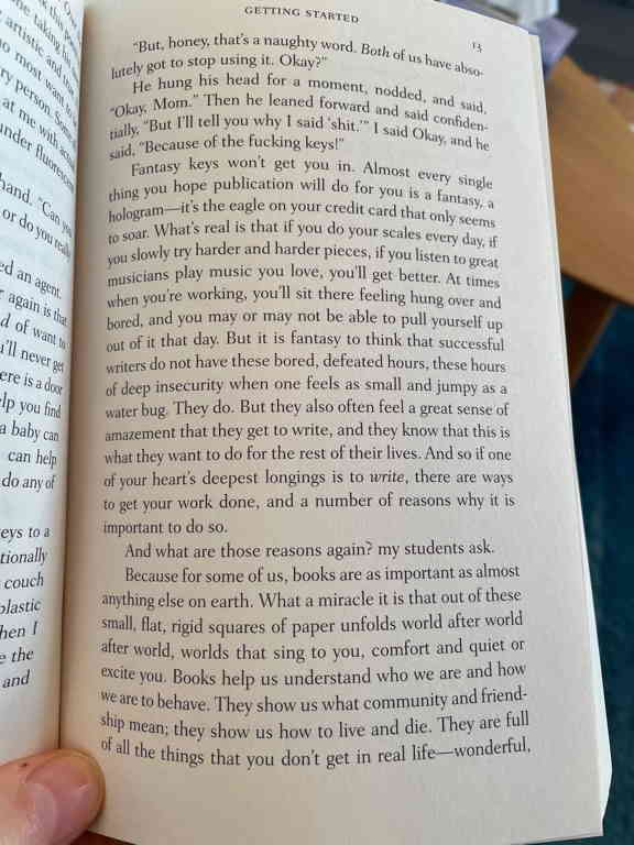 Photo Challenge Day 17 I’m on the early pages in my new books. So far it is interesting.
