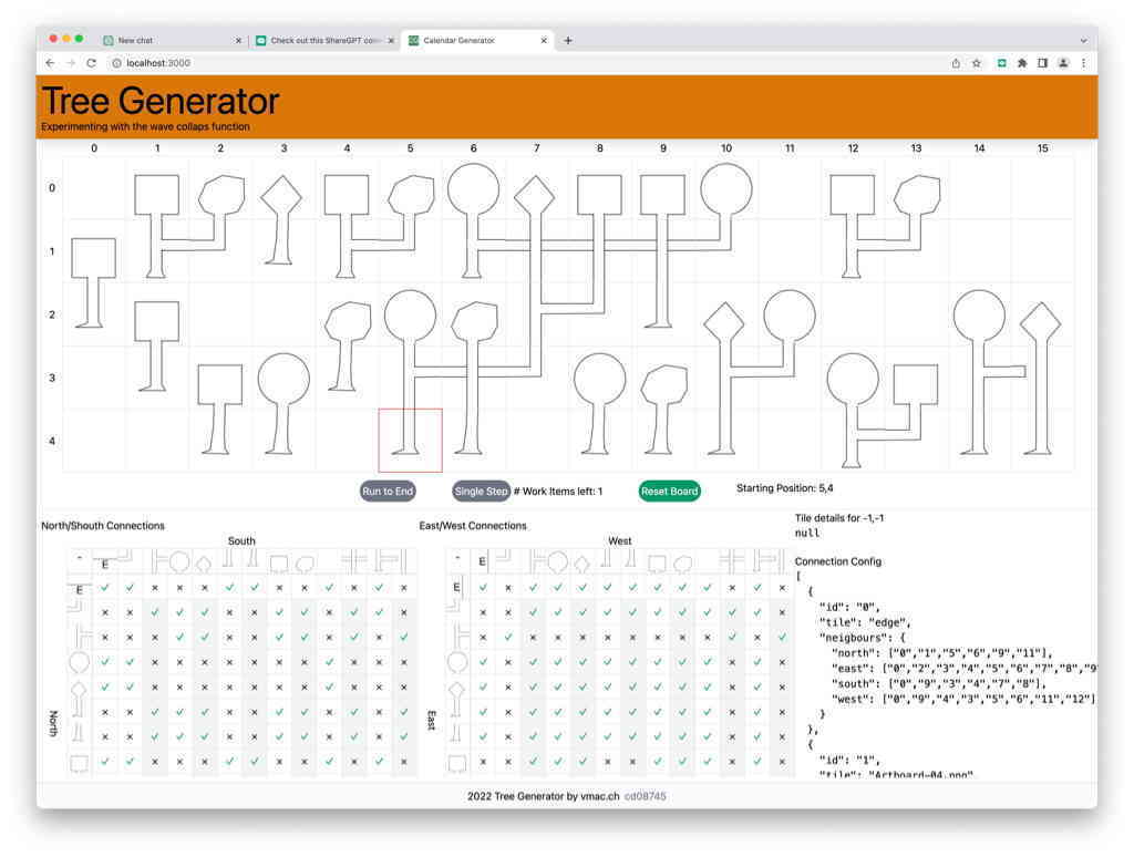I’ve generated the first forest with my tree generator code. It looks like the algorithm works now.
