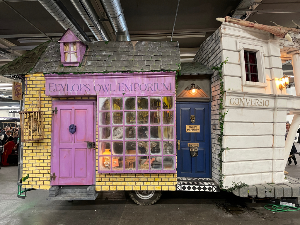 Part of the Diagon Alley exhibit from Harry Potter.