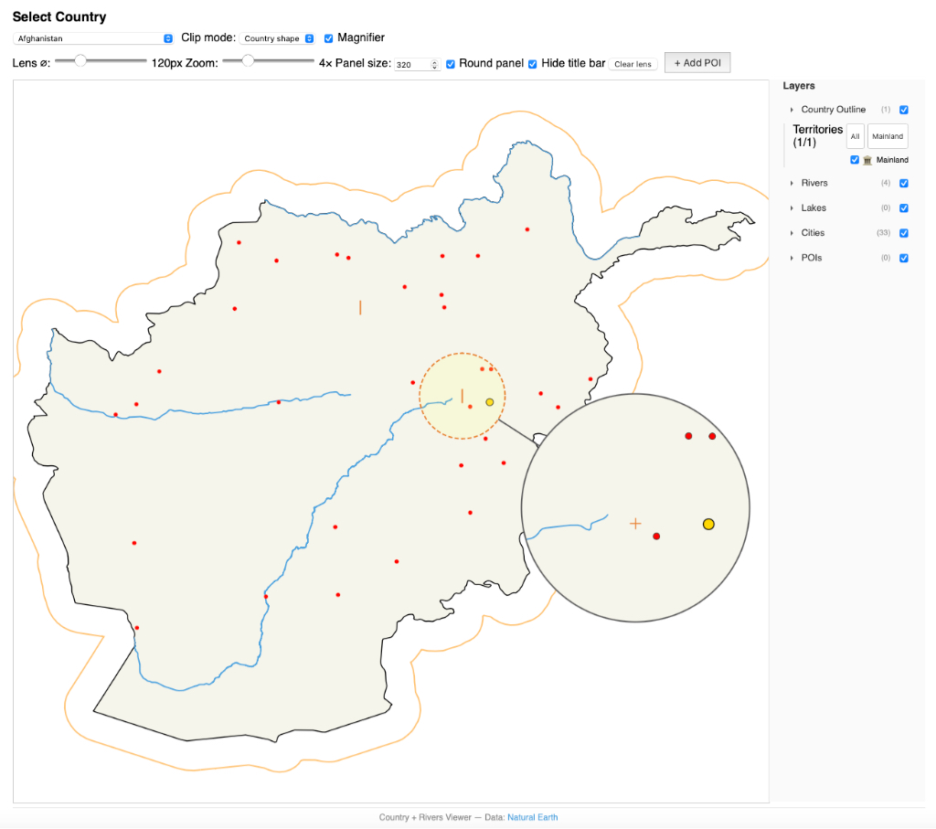 My current weekend project :-), I need a little map overview generator (needs a better name), which can show custom POI’s and details.